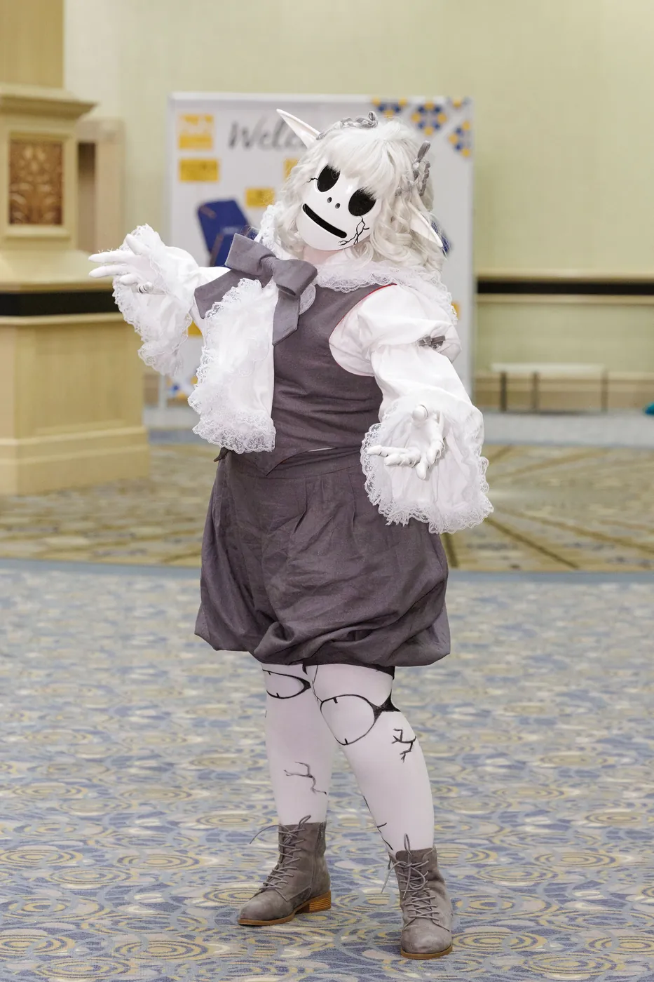 Megan as Baron from the Baronies at the h+h americas Cosplay Competition